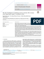 The Role of Optimism in Manifesting Recovery Outcomes After Coronary Artery Bypass Surgery