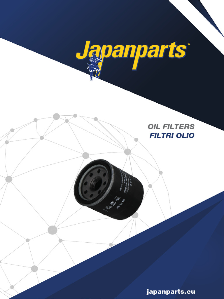 JAPANPARTS JPFO-213S Filtro Olio Per Toyota Avensis 2.0 D-4D (2000-), Diametro 100 Mm, Filetto M24x1.5