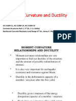 Moment Curvature and Ductility 