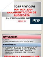 Nia 230 Documentos de Auditoria