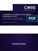 Core Security Introduction To Software Vulnerability Exploitation