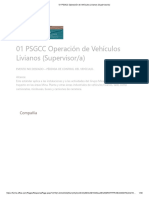 01 PSGCC Operación de Vehículos Livianos (Supervisor - A)