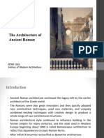 Lecture 4 - Architecture of Ancient Roman