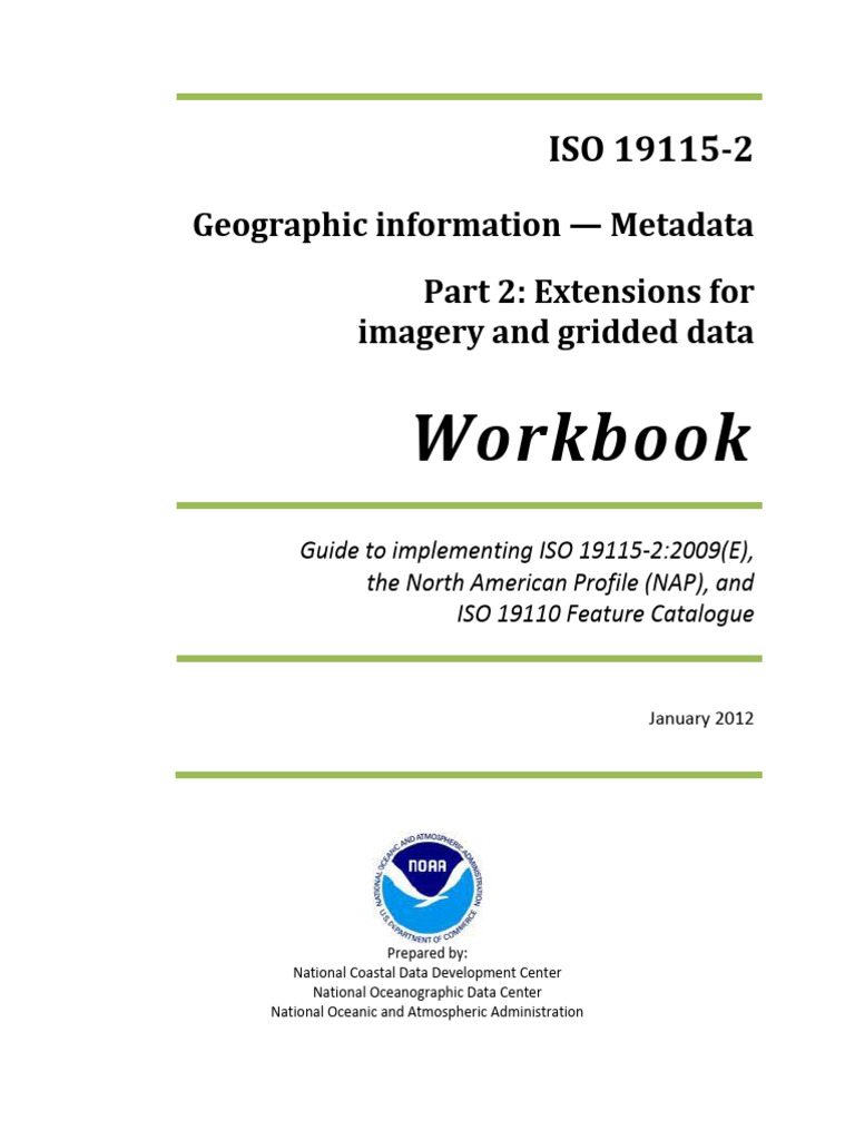 ISO 19115-2 Workbook_Part II Extentions for Imagery and Gridded Data ...