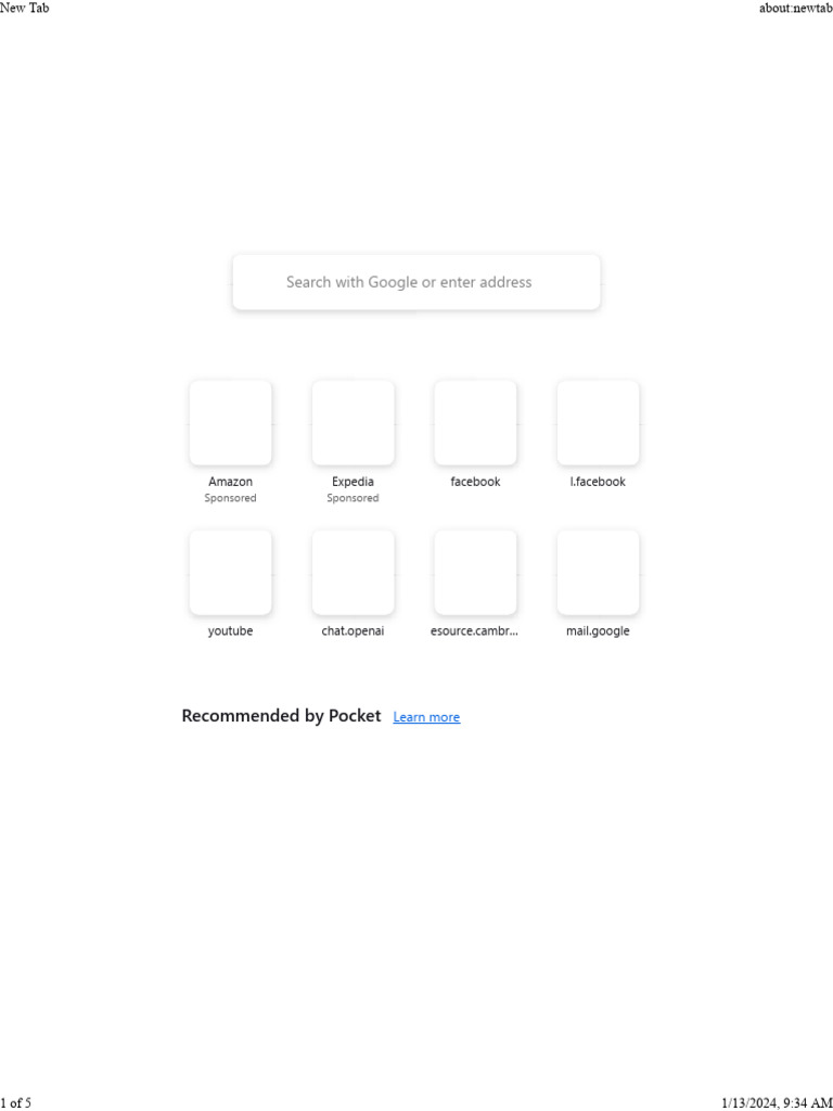 Search with google or enter address recommended by pocket pdf