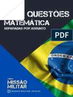 +800 QUESTÕES - MATEMÁTICA - Missão Militar