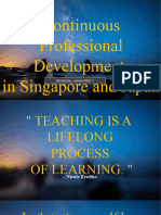 CPD in Education of Singapore and Japan