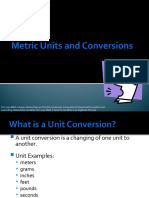 Unit Conversions