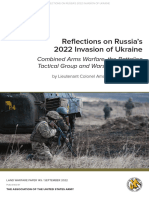 LWP 149 Reflections On Russias 2022 Invasion of Ukraine Combined Arms Warfare The Battalion Tactical Group and Wars in A Fishbowl