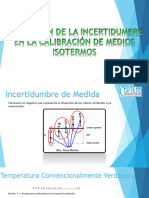 Incertidumbre de Medios Isotermos