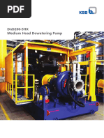 Dnd200-5Hx: Medium Head Dewatering Pump | PDF | Pump | Valve