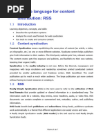 UD02 Markup Languages For Content Distribution RSS