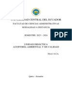 Ca91 Unidad Didactica - Auditoría Ambiental y Calidad 23-24