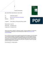 Ultrasonic Application in Contaminated Soil Remediation