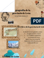 La Geografía de La Provincia de León