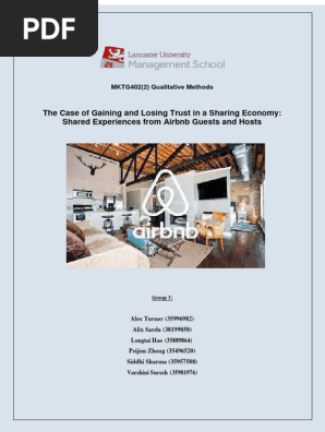 The Case of Gaining and Losing Trust in a Sharing Economy: Shared Experiences from Airbnb Guests and Hosts