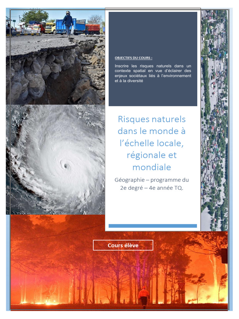 Risques naturels mondiaux en géographie | PDF | Haïti | Feu de forêt
