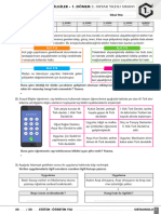 Sınıf 1. Dönem 2. Ortak Sınav 6 Sorulu