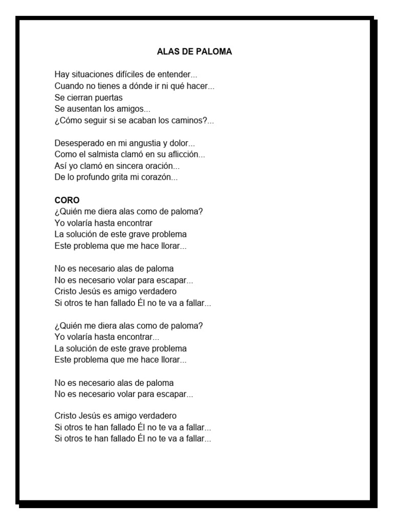 Alas de Paloma: Alabanza y Esperanza | PDF | Hogar, jardinería y bricolaje, image size:768x1024