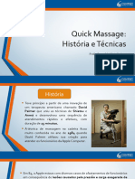 Aula 02 - História e Técnicas Da Quick Massage