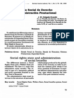 Estado Social de Derecho y Administración Prestacional 
