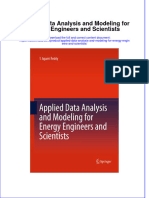Applied Data Analysis and Modeling For Energy Engineers and Scientists