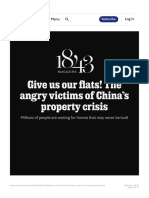 Give Us Our Flats! The Angry Victims of China's Property Crisis