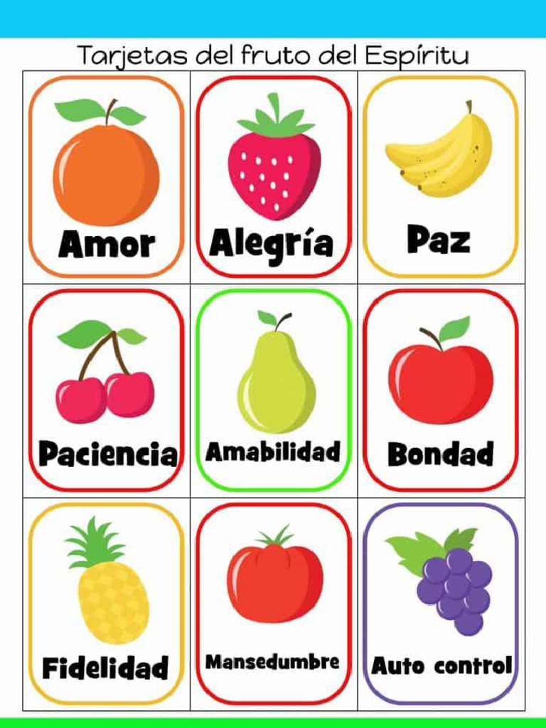 Fruto Del Espiritu Santo 1 | PDF