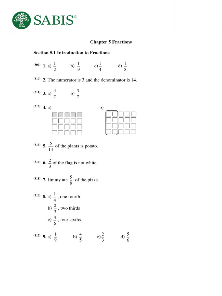 Mathematics Level G Parts 2 and 3 Course Questions Solutions | PDF ...