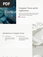 Computer Vision and Its Applications