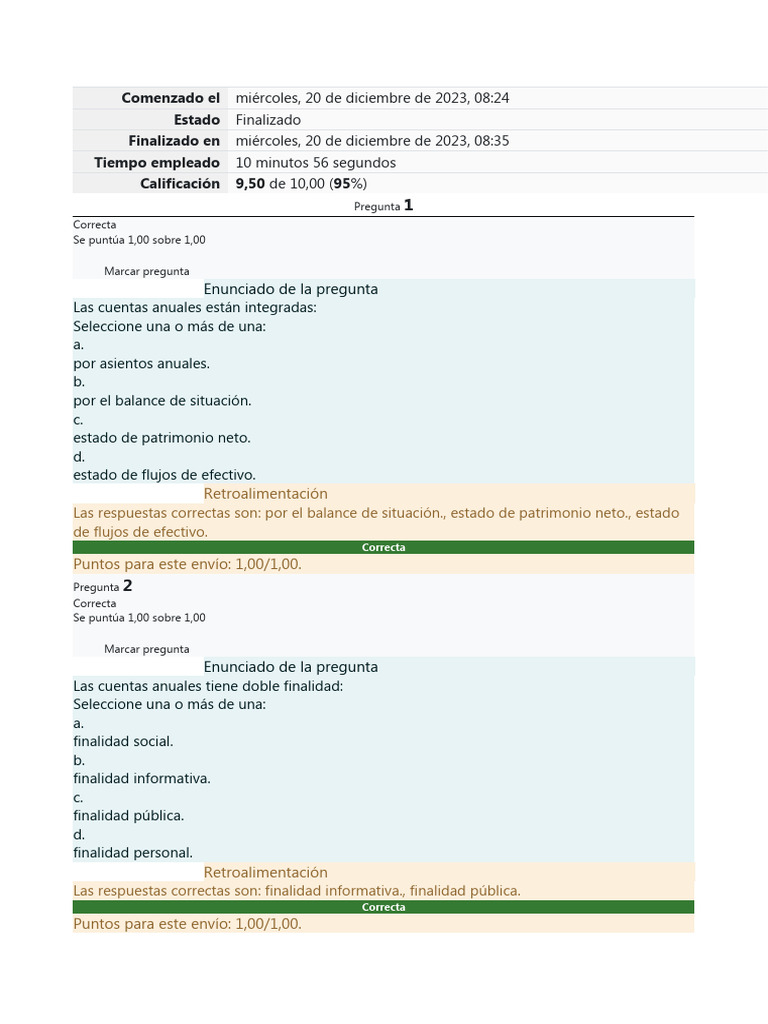 Test 1 Tema 4 Contabilidad Pdf