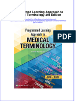 Programmed Learning Approach To Medical Terminology 3rd Edition