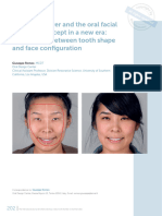 Smile Makeover and The Oral Facial Harmony Concept in A New Era Relationship Between Tooth Shape and Face Configuration