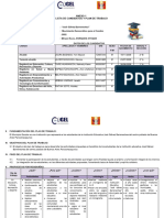 Plan de Trabajo y Lista de Candidatos