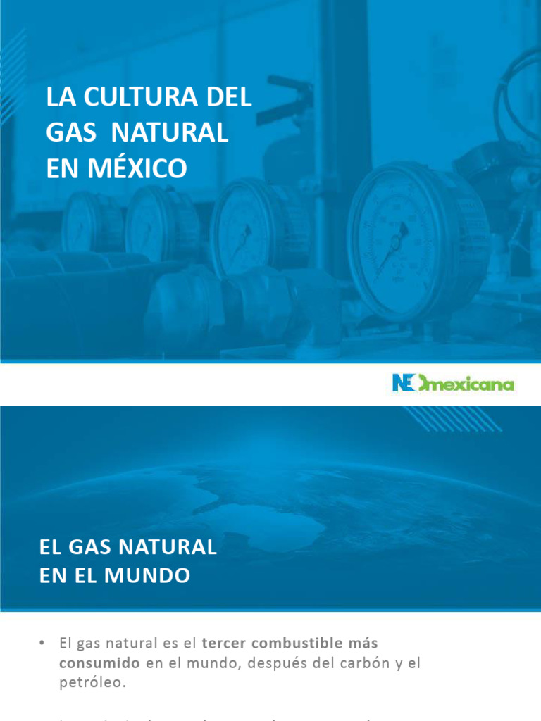 Uso y Futuro del Gas Natural en México | PDF | Gas natural | Gases de ...