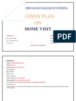 Lesson Plan On Home Visit JKS