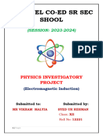 Electromagnetic Induction Project (SYED UR REHMAN)