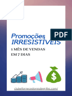 Promoções Irrestíveis 1 Mês de Vendas em 7 Dias