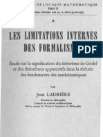 Les Limitations Internes Des Formalismes - Ladriere - 1957