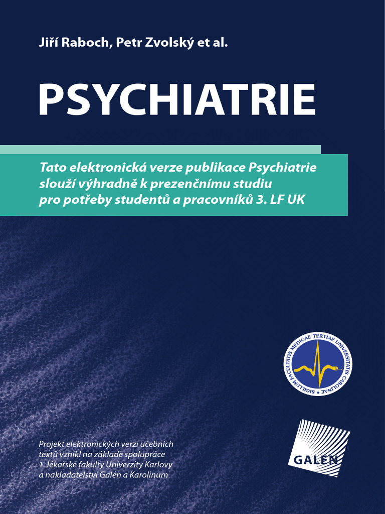 Psychiatrie Raboch Zvolskř Kniha | PDF