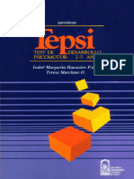 TEPSI Test de Desarrollo Psicomotor 2 5 A PDF Versión 1