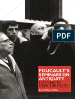 Paul Allen Miller - Foucault’s Seminars on Antiquity_ Learning to Speak the Truth-Bloomsbury Academic (2022)