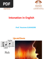 Intonation in English