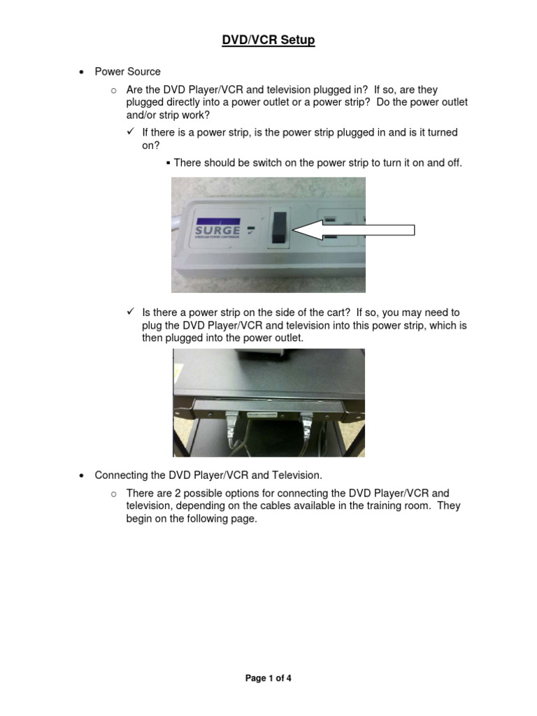 DVDVCR Setup PDF Electrical Connector Ac Power Plugs And Sockets