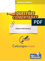 Língua Portuguesa: Questões Comentadas - CEBRASPE-CESPE - PADRÃO