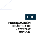 Programacion Lenguaje Musical 2015-2016