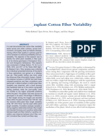 Andrea & Aline - Evaluating Intraplant Cotton Fiber Variability