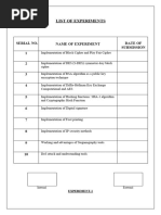 CNS Practical File