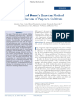Ivan & Osmarino - Eberhart and Russel’s Bayesian Method in the Selection of Popcorn Cultivars