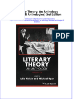 Literary Theory An Anthology Blackwell Anthologies 3rd Edition